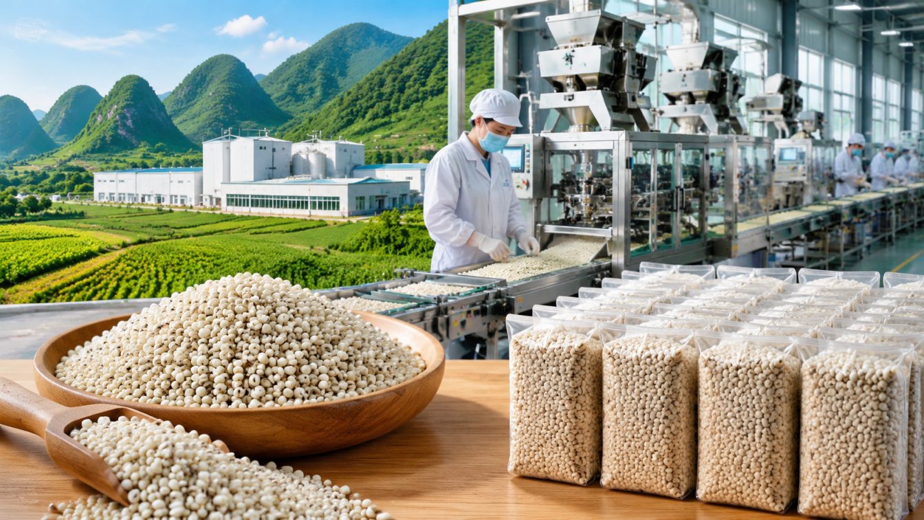 贵定县为薏仁米采购提供产地直供